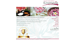 Desktop Screenshot of kosmetik-am-volksgarten.de